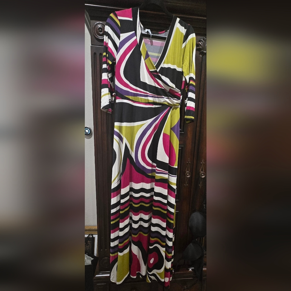 Stylish Multicolor Women's MAXI Dress